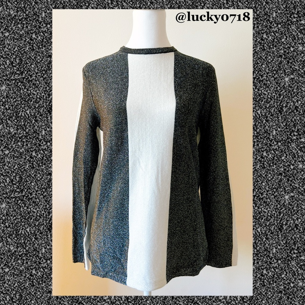 Chee-Cho for YAL New York NWT Black & White Sweater Sz S
